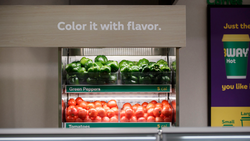 “Color it with flavor” is a phrase that does not make sense.